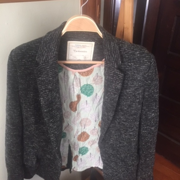 Anthropologie Cartonnier Dashes Knit Blazer - Picture 3 of 5